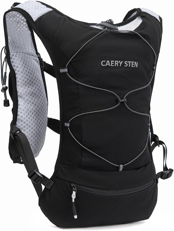 Lightweight Hydration Backpack, 1.5L Water Bag Running Vest | Marathon, Hiking, Cycling, Breathable Adjustable Design, Men & Women