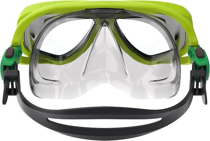 Speedo Unisex-Adult Swim Snorkel Dive Mask Anti-Fog with Nose Cover Adventure Series