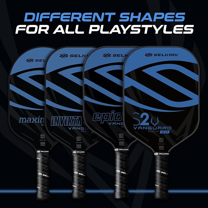 Selkirk Sport Vanguard Hybrid Pickleball Paddle | Carbon Fiber Pickleball Paddle with a Polypropylene X5 Core | Pickleball Rackets