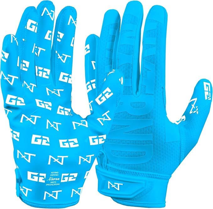 Nxtrnd G2 Pro Football Gloves, Men's Ultra Sticky Elite Receiver Gloves