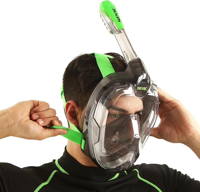 SEAC Magica Full Face Snorkeling Mask Comfortable for Smaller Faces