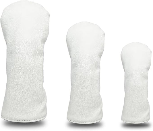 Golf Accessories Golf Club Covers for Driver, Fairway, Hybrids - Golf Driver Headcover/Golf Fairway Wood Head Cover/Hybrid Headcover for Men/Women Golfer