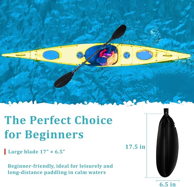 Floating Kayaking Oars,Paddle Board Paddle Detachable Adjustable Alloy Shaft Lightweight Ideal for Kayak Surfing Water Sports Adults Beginners