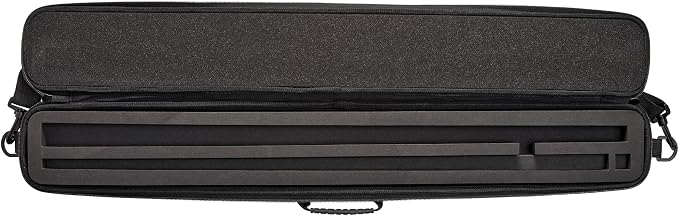 Casemaster Parallax Art Series Pool Cue Case, Holds 1 Butt and 1 Shaft, Foam-Padded Pool Stick Case, 600D Oxford Fabric, Shoulder Strap, Patriot