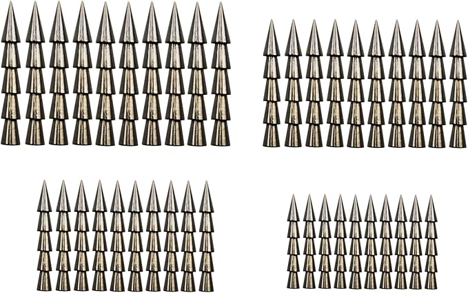 Reaction Tackle Tungsten Nail Weights for Bass Fishing - Insert Sinkers for Soft Plastic Lures, Neko Rig and Wacky Rig