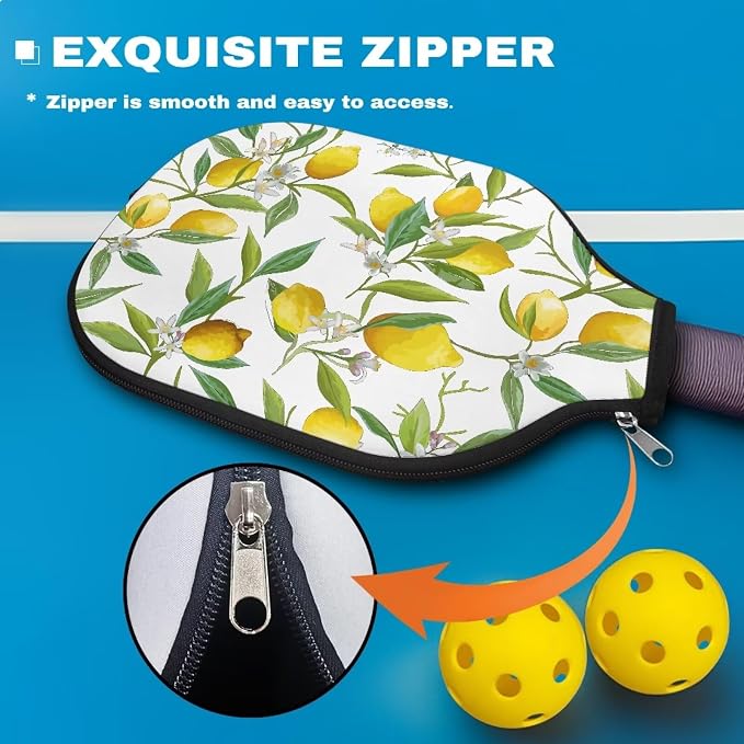Blue Camo Corgi Pattern Print Pickleball Paddle Covers Only Paddles Holder Sleeve Fits Most Rackets