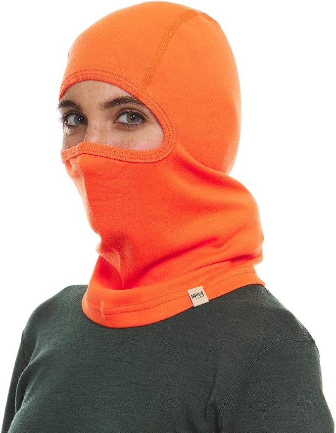 100% Merino Wool Balaclava - Winter Ski Mask - Face Mask - Cold Weather Gear