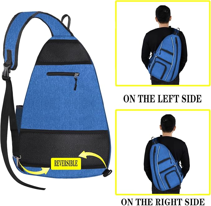Pickleball Bag - Pickleball Bags for Women Men - Pickleball Backpack - Travel Pickleball Paddle Case, Pickle Ball Bag for Pickleball Paddle Tennis Racket, Protable Pickleball Sling Bag