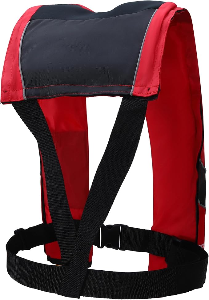 Automatic Inflatable Life Jackets for Adults Life Vests PFD Low Profile Load Capacity Up to 330lbs