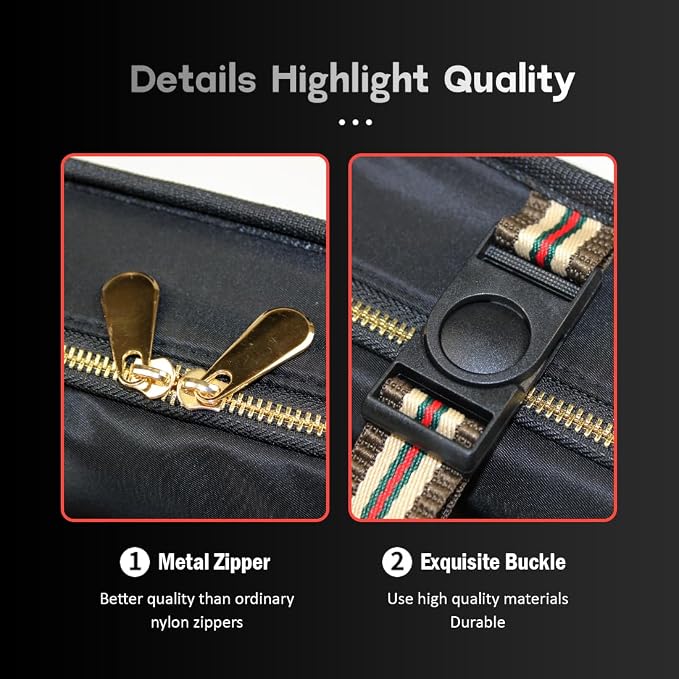 Pool Cue Case 3x4,Pool Stick Case 3 Sticks with Accessory Zipper Pockets,Cue Stick Case with Shoulder Strap Handle,Billiard Pool Cue Carrying Case with Large Front Accessory Pocket