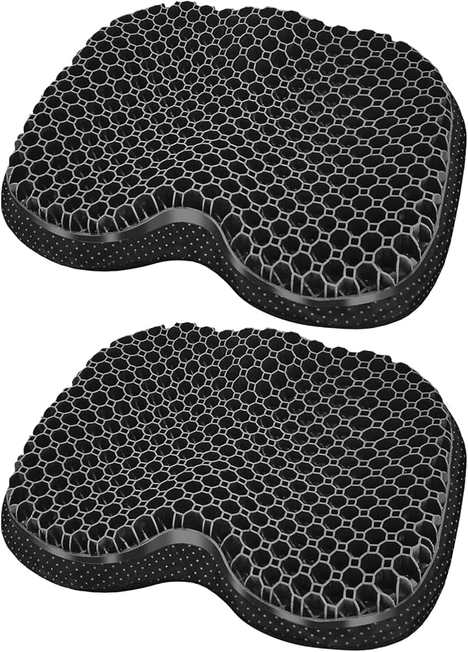 NEW-Vi Anti-Slip Kayak Seat Cushion - Waterproof Thicken Gel Boat Kayak Canoe Rowing Stadium Pad for Sit in Kayak Chair Kayak Accessories Equipment Gear for Fishing Kayak