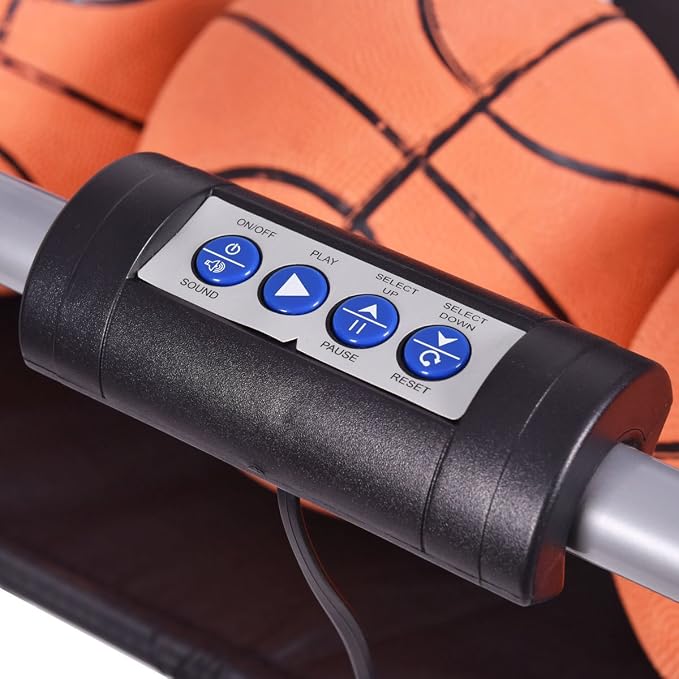 Giantex Foldable Basketball Arcade Game, 8 Game Options, Electronic Double Shot 2 Player w/ 4 Balls and LED Scoring System, Indoor Basketball Game for Kids, Adults