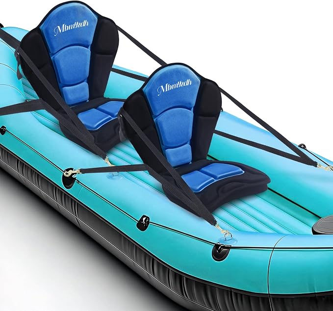 Thickened Kayak Seat,Kayak Seats with Back Support– Cushioned Canoe Backrest with Sit-On-Top Design, Padded Back Support for SUP Paddle Boards, Rafting, Fishing