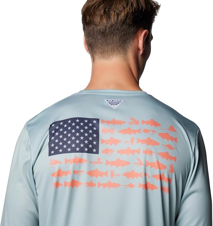 Columbia Terminal Tackle PFG Fish Flag Long Sleeve
