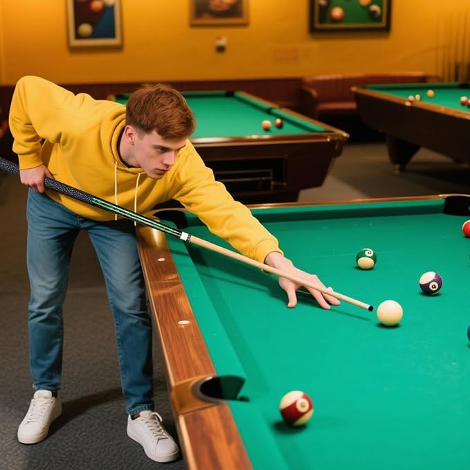 Kmise Pool Stick Set of - 58" Pool Cue Stick, Canadian Maple Professional Billiards Pool Cue, Pool Sticks for Adults, 18~21oz Multiple Colors