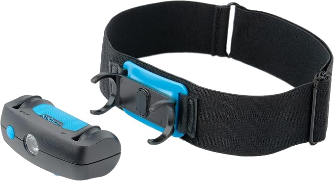 Noxgear Head Light 500 Lumen Lightweight Headlamp - 100° Wide Flood Beam - USB-C Rechargeable - IP-64 Waterproof - 2 Brightness Modes - Camping Accessories Gear for Hiking, Running, Reparing, Fishing,