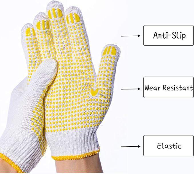 Indoor Outdoor Climbing Rope, 10/12/14mm (32FT/49FT/65FT/98FT) Static Rock Climbing Rope for Escape Rope, Ice Climbing Equipment, Fire Safety Rescue Rope, with Non Slip Gloves