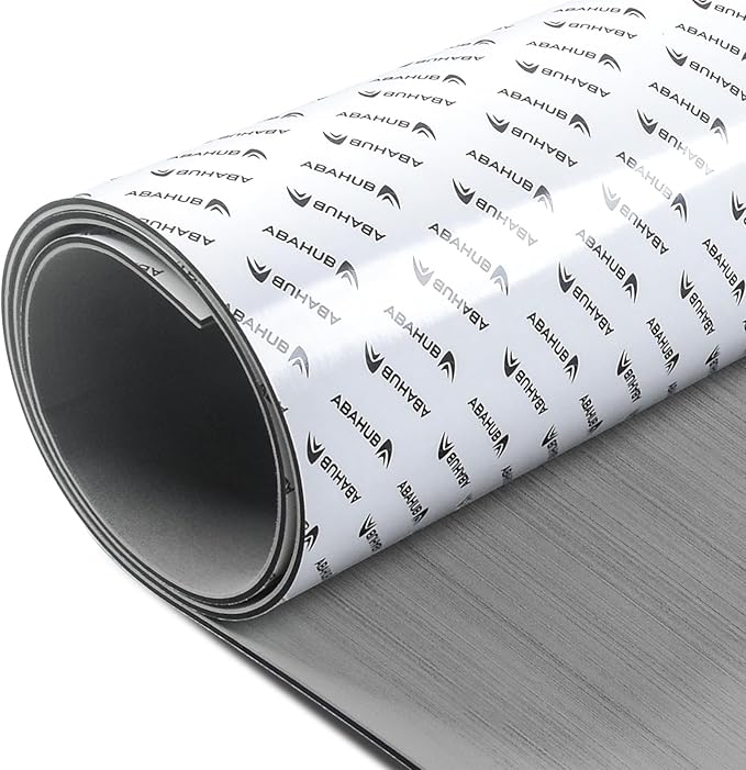 Abahub EVA Foam Boat Flooring Brushed Pattern Marine Decking Sheet with Self-Adhesive Carpet for Motorboat Kayak Surfboard SUP 96''x16''/47''