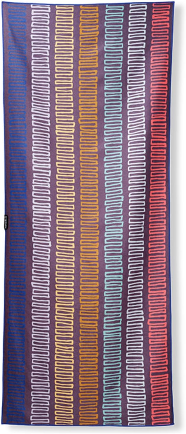 Nomadix Original Towel - Perfect for Beach, Pool, Travel, Camping, Yoga - Made with Recycled Materials - Super Absorbent - Sand Resistant - Switchback Multi - 72.5x30