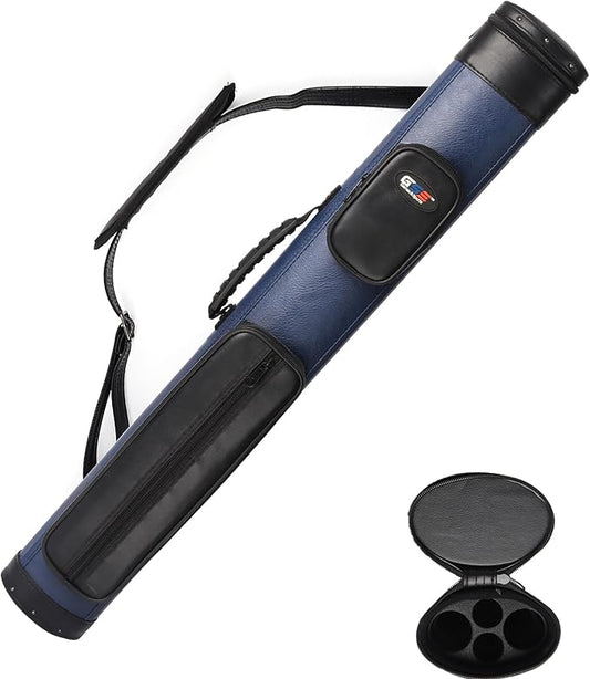 GSE Games & Sports Expert 2x2 Deluxe Hard Billiard Pool Cue Stick Carrying Case, Billiard Cue Case, Billiards Accessories (Several Colors Available)