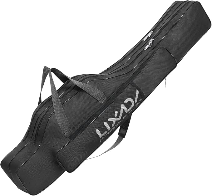 Lixada Portable Fishing Bag Folding Fishing Rod Reel Bag Outdoor Fishing Carrier Bag100cm/130cm/150cm