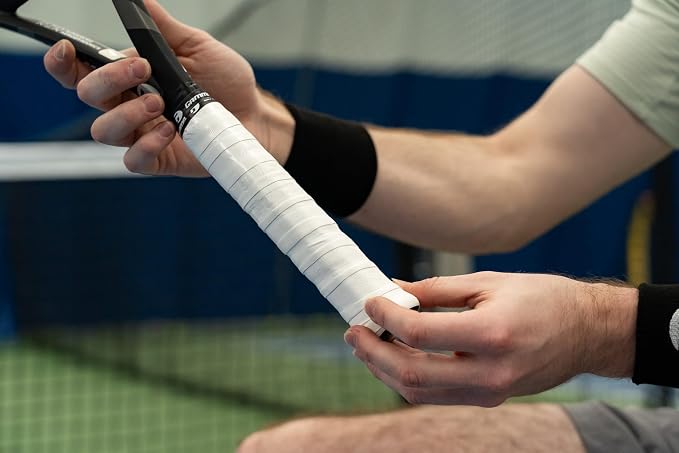 Gamma Sports PureTac Tennis Overgrip, Extra Tacky Racquet OG, Moisture Absorbent, Packs Available, Superior Playability, Racket, Pickleball, Platform, Badminton, Paddle