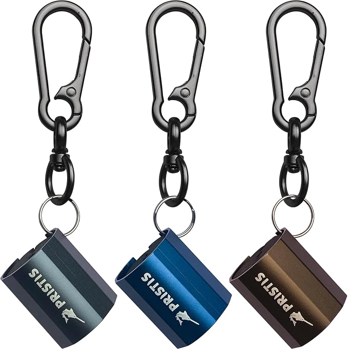 Pristis Functional Fishing Tool Combination, 3 Pack Fishing Rod Clips & Fishing Line Winder, A Wonderful Option for Angler