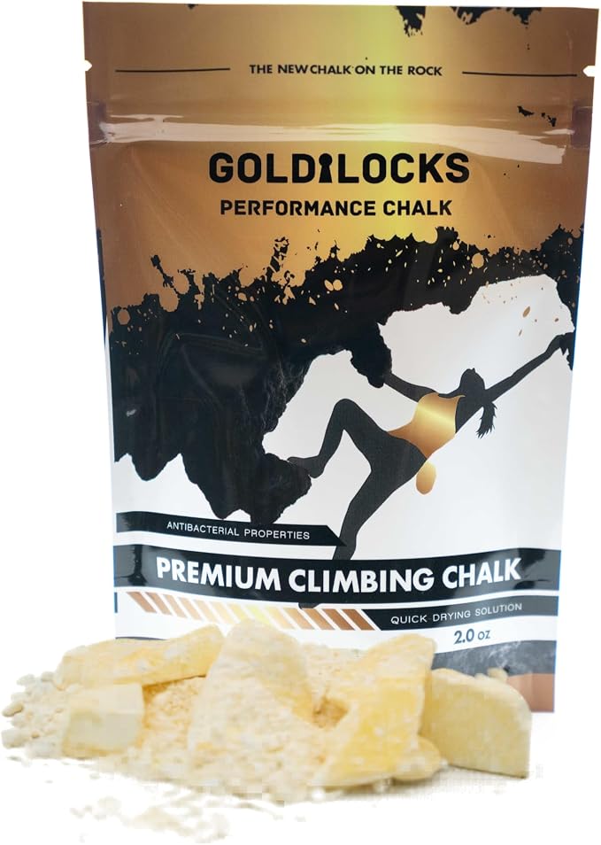 Goldilocks Chunky Chalk for Rock Climbing, Crossfit, Weight Training, Gymnastics, & More - Parent