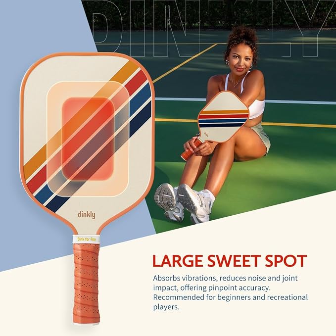 Pickleball Paddles Set of 2/4- USAPA Approved Graphite/Fiberglass Pickleball Racket, 2 Pickleball Rackets, 4 Balls and 1 Portable Carry Bag, Aesthetic Pickle Ball Set for Men Women Beginners