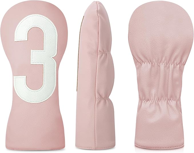 Premium Golf Head Covers - Golf Driver Head Covers, Protects Against Scratches and Damage, Specifically Designed for Fairway Woods.