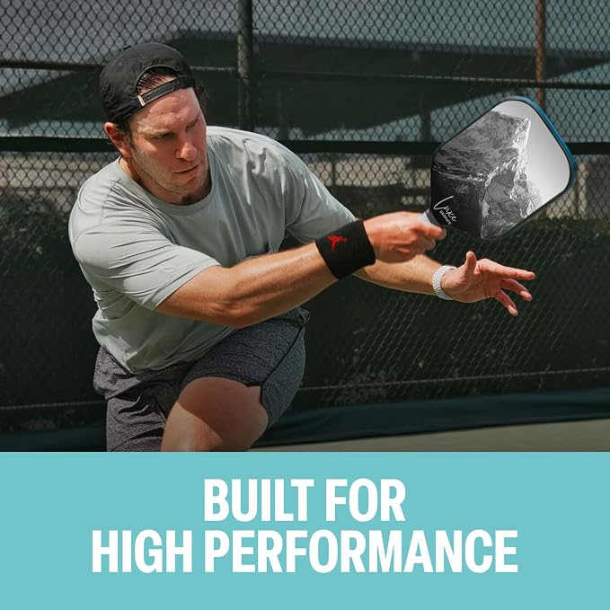 Palms-O-Aces Carbon Fiber Pickleball Paddle – USAPA Approved 16mm T700 Graphite Paddle with Textured Spin Surface | Lightweight Carbon Fiber Pickleball Paddles & Racket | Includes Paddle Cover