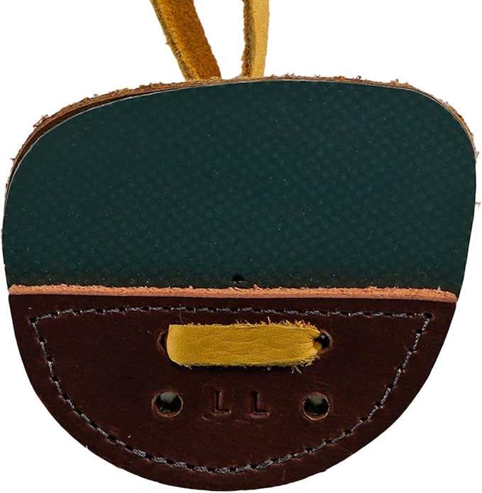 Hornet 3-Under Duratab – Handmade USA Leather Finger Tab for Traditional Archery (Bison & Elk) - Available in Medium or Large Sizes – Right or Left Hand Options