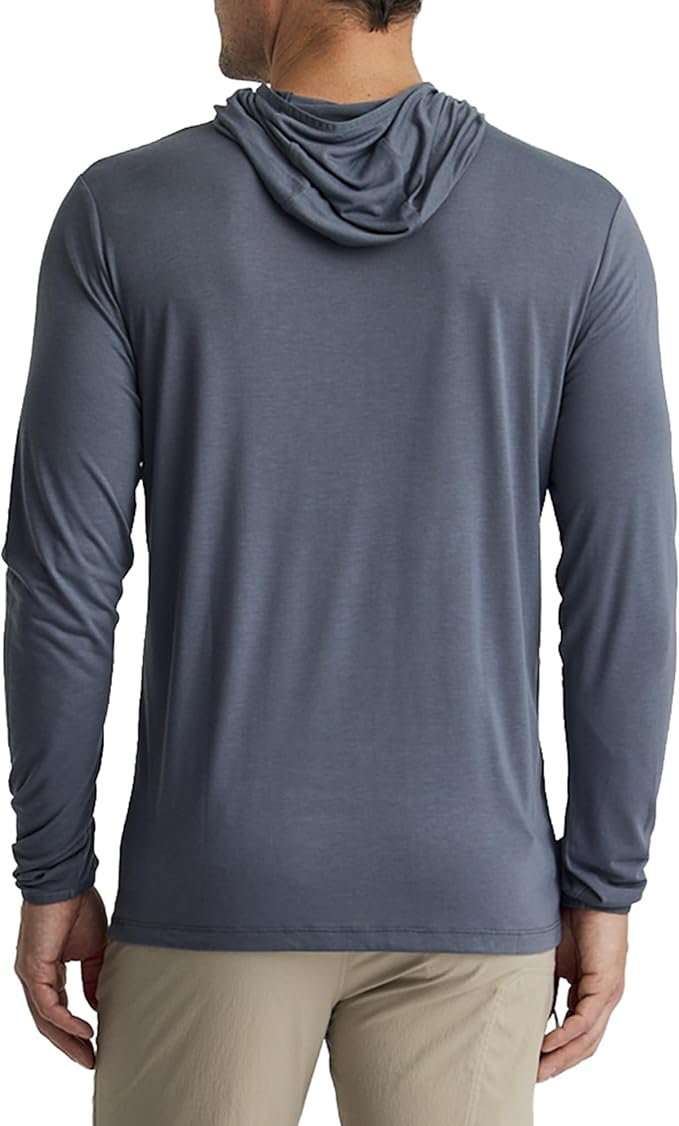 Free Fly Men's Lightweight Hoodie - UPF 20+ Sun Protection Hoodie for Men - Breathable Long Sleeve Sun Shirt for Fishing