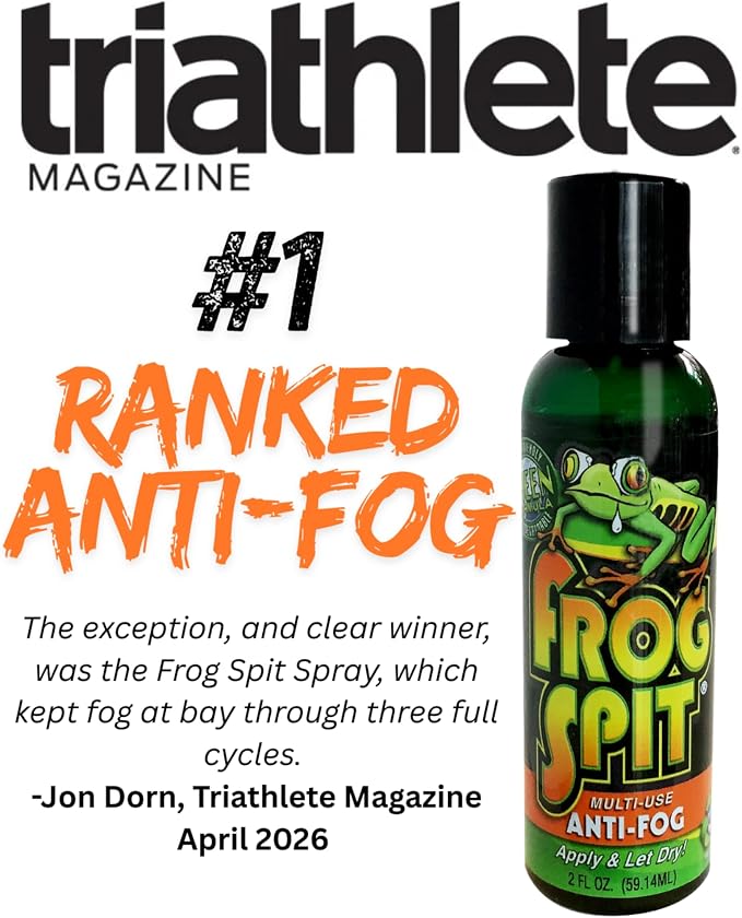 Frog Spit Anti-Fog Concentrate and Wipes - 2 oz. Bottle of Anti-Fog Solution, 6 Travel Wipes - Anti Fog for Glasses, Goggles, Face Masks, Helmet Face Shields