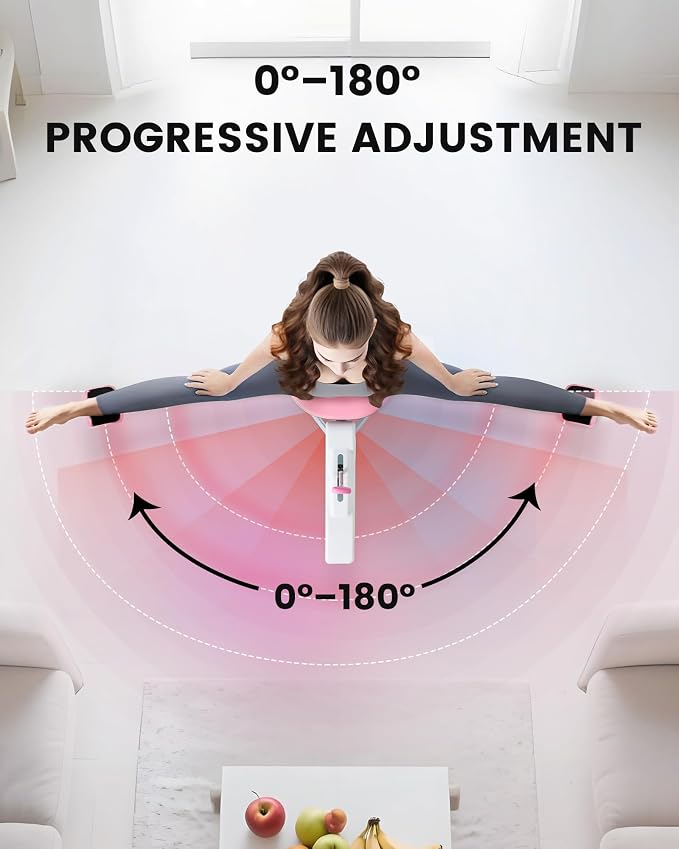 Split Machine, Leg Stretcher Splits Machine for Flexibility, 0-180° Adjustable Home Stretch Machine for Balle, Cheerleading Dance, Gymnastics and Other Sports, 330lbs Capacity