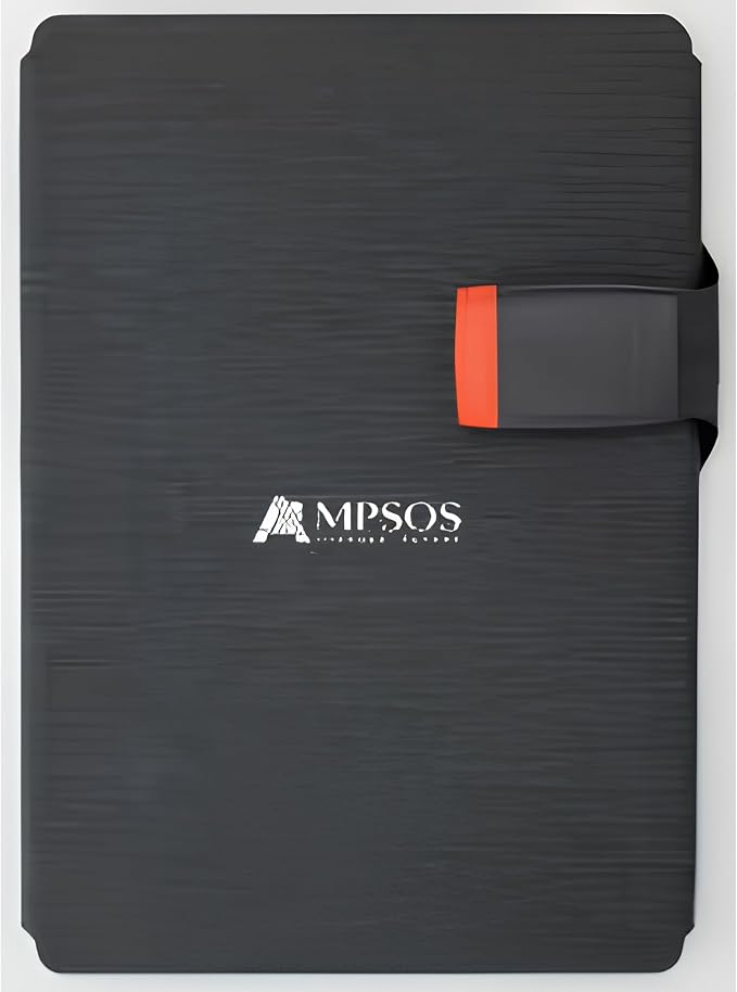 AMPSOS 36W Portable Solar Panel with Built-in MPPT: 23% Efficient M10 182mm Cells, Foldable USB-C Solar Charger for iPhone 17/16, iPad & Power Bank. Heavy Duty 900D Fabric for Camping & Backpacking