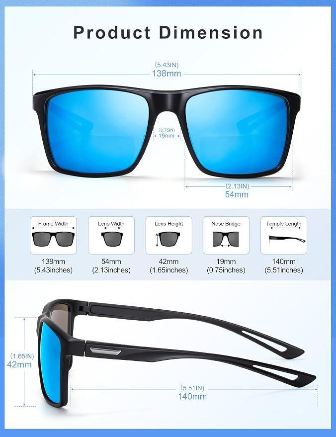EYEGUARD 2 Pack Bifocal Reading Sunglasses for Men,Sports Sun Readers UV400 Protection Outdoor Driving Reading Glasses