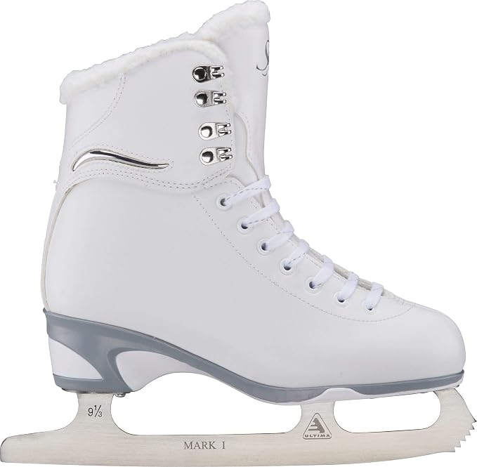 Jackson Ultima Finesse JS180 / JS181 / JS184 Figure Ice Skates for Women and Girls Bundle with Guardog Skate Guards Improved, JUST LAUNCHED 2023