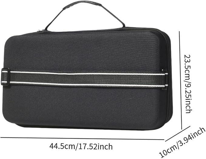 Pickleball Case Paddle Holder Organizer Racket Bag Storage Pouch Zipper Closure Sturdy Large Capacity EVA Waterproof Wear Resistant Suitabl