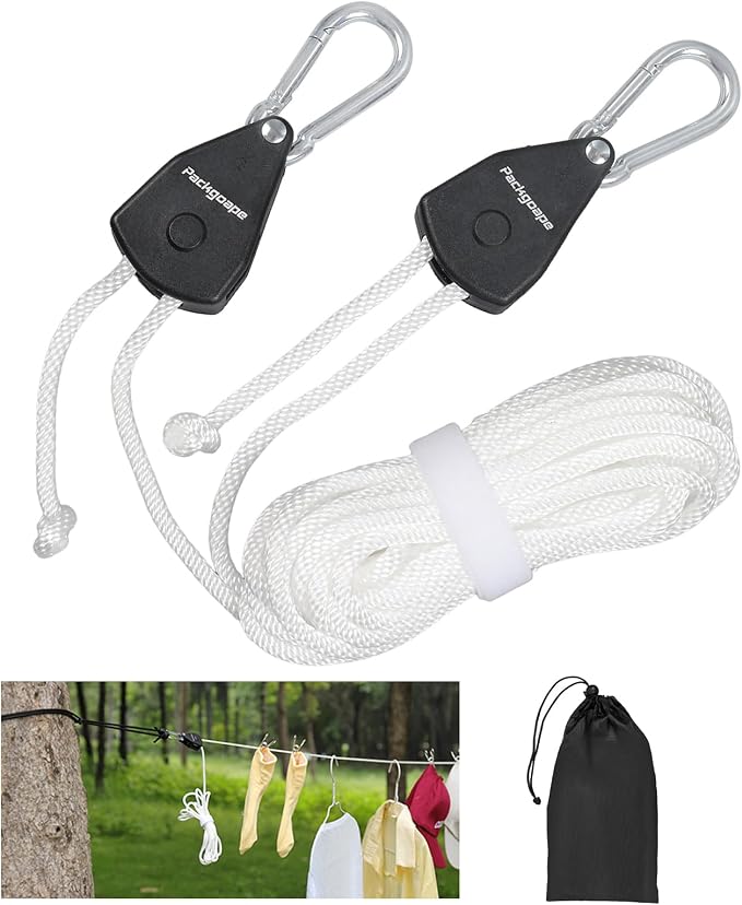 Retractable Camping Clothesline, Portable Travel Clothes Line