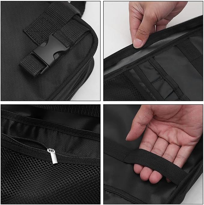 Camp Kitchen Organizer & Camping Chair Replacement Bag, with Hanging Hooks & Large Zipper Mouth, Multi-pocket Waterproof Camping Storage for Travel Outdoor Camping