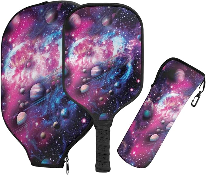 Pickleball Paddles Set 3PCS Pickleball Paddle Case Pickleball Racket Pickleball Bag Ideal for Beginners Gifts