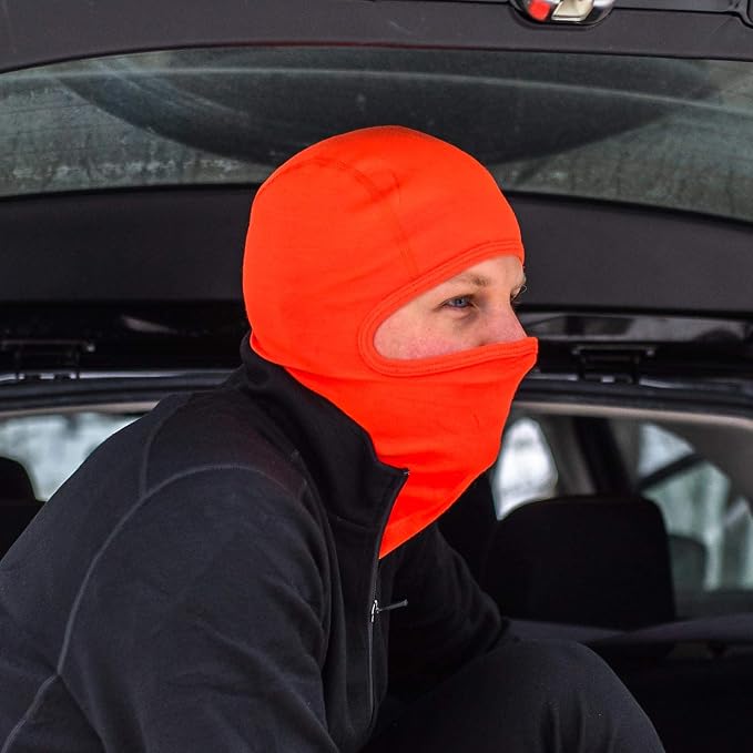 100% Merino Wool Balaclava - Winter Ski Mask - Face Mask - Cold Weather Gear