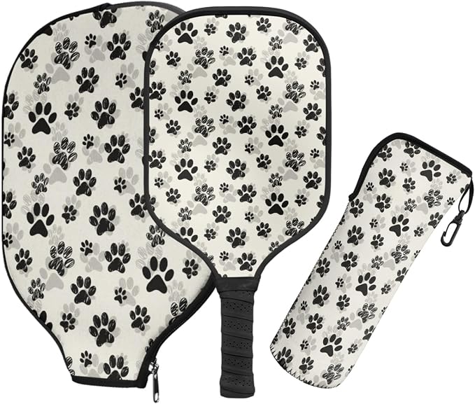 Pickleball Paddles Set 3PCS Pickleball Paddle Case Pickleball Racket Pickleball Bag Ideal for Beginners Gifts