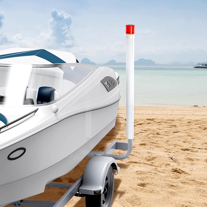 VEVOR Boat Trailer Guide, 16.7"- 60″ Adjustable Design Trailer Guide Poles, 2PCS Trailer Guide-Ons for Ski Boat, Fishing Boat or Sailboat Trailer