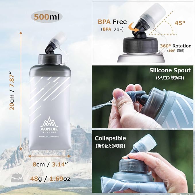Azarxis Hydration Running Vest Backpack Pack 5L 5.5L for Women and Men Jogging Trail Race Marathon Cycling Hiking