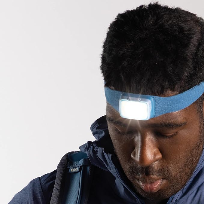 BioLite Range 300 Waterproof, Fast-Charging Rechargeable Headlamp, Slate Blue, 300 Lumens, USB-C Charging, 75m Beam, 100 Hour runtime