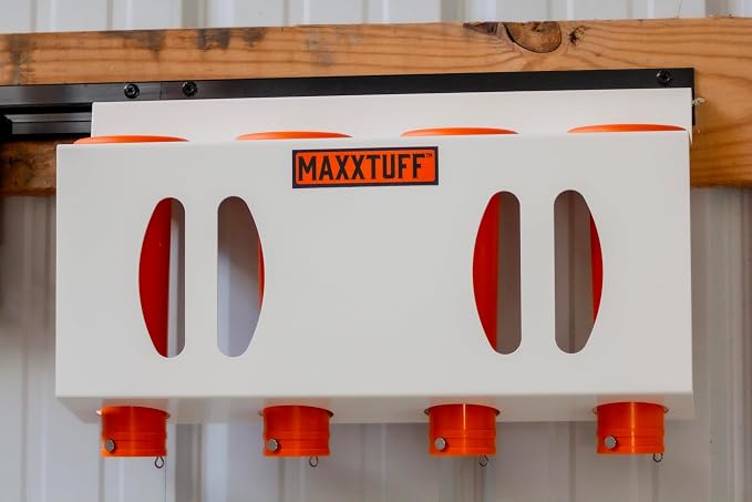 MAXXTUFF Heavy-Duty Truck Toolbox/Wall SpeedRaxx Rod Holder, MTM112