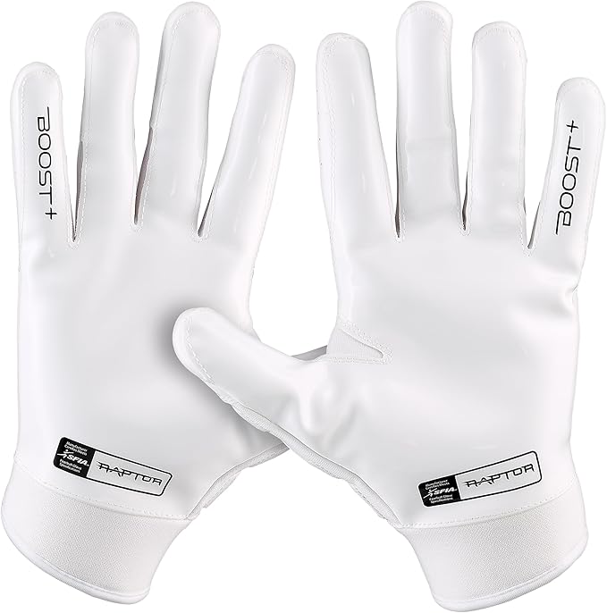 Grip Boost Football Gloves Raptor 2.0 Padded Men's Lineman Gloves with Boost Plus Grip Technology