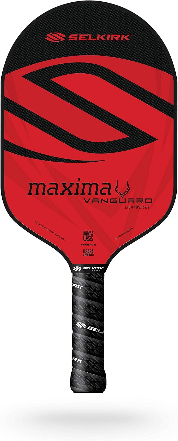 Selkirk Sport Vanguard Hybrid Pickleball Paddle | Carbon Fiber Pickleball Paddle with a Polypropylene X5 Core | Pickleball Rackets